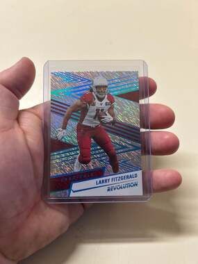 2025 Panini Revolution Larry Fitzgerald Blue